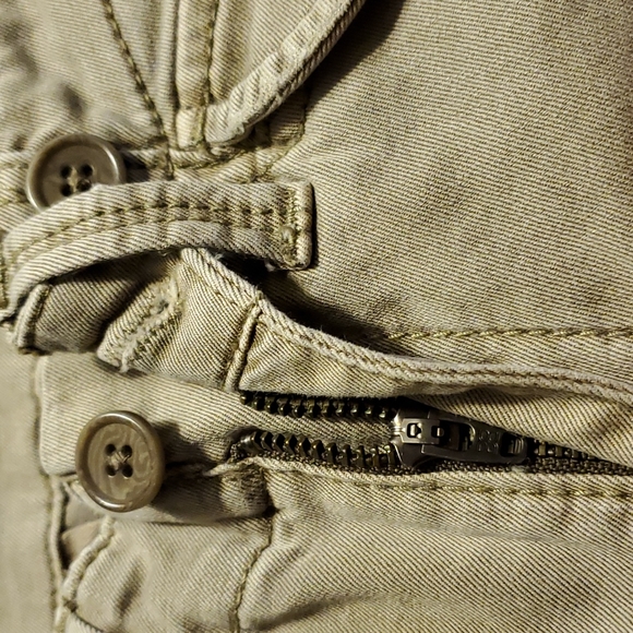 BCBG Max Azria Vintage Army Style Fatigue Wash Women's Pants - Size 26 - Picture 5 of 14